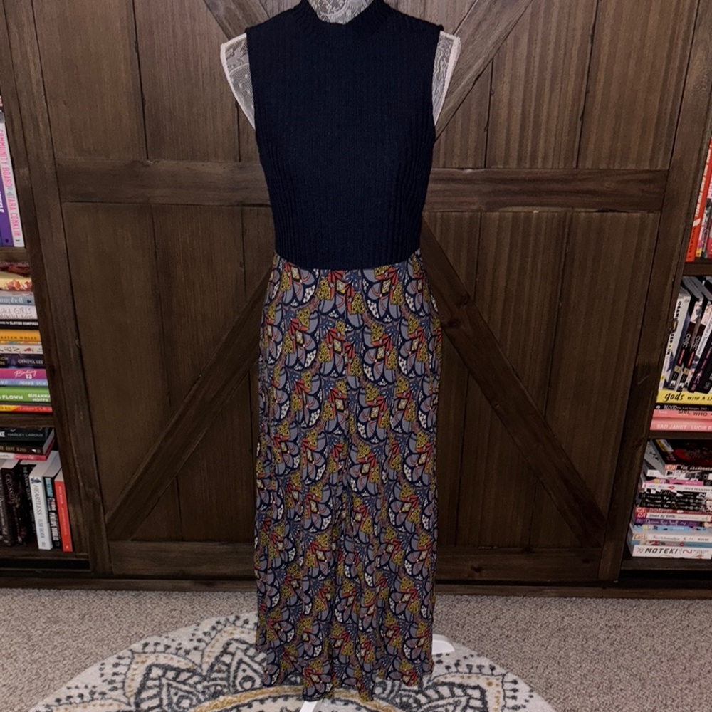 Anthropologie Tiny midi sleeveless dress